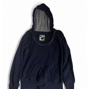 Navy Blue Hoodie by [Brand]